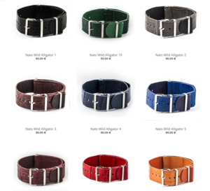 ABP Concept : lancement des bracelets Nato en alligator sauvage