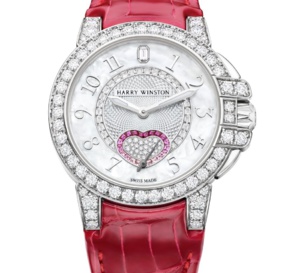 Harry Winston Ocean Valentine's Day auto : coeur rétrograde