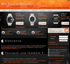 Win Luxury Watches ou comment gagner une Rolex Submariner en misant 5 euros !