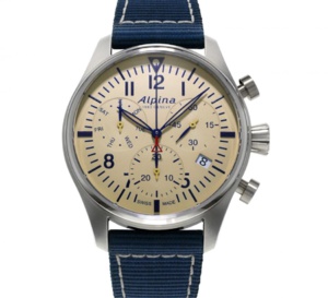 Alpina Startimer Pilot Chronographe : atterrissage en 42 mm