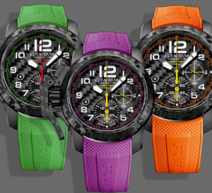 Graham Chronofighter Superlight Carbon : de la couleur !