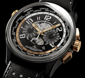 AMVOX5 World Chronograph : 5ème création issue du partenariat entre Jaeger-LeCoultre et Aston Martin AMVOX5 World Chronograph : 5ème création issue du partenariat entre Jaeger-LeCoultre et Aston Martin