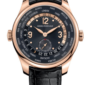 Girard-Perregaux ww.tc petite seconde : en rose et noir