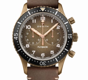 Zenith Pilot Chronometro Tipo CP-2 Flyback : bronze ou acier au choix