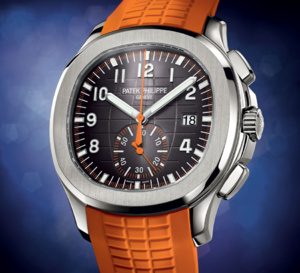 Patek Philippe Aquanaut Chronographe : orange is new black