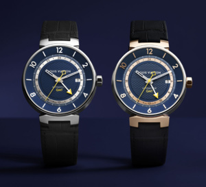 Louis Vuitton Tambour Moon Blue GMT : tendance bleue