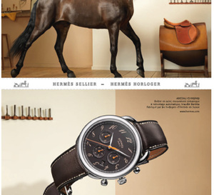 Hermès : une nouvelle campagne de publicité pour ses collections horlogères