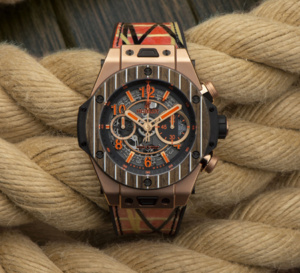 Hublot Big Bang Unico Teak Italia Independent ; chrono nautique