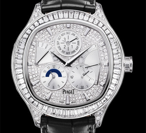 Piaget : la millionième montre est une Emperador Coussin Quantième Perpétuel sertie de diamants