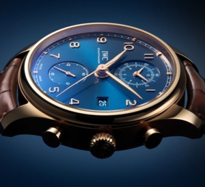 IWC Portugaise Chronographe Classique Bucherer Blue Editions