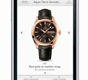 Omega lance son application iPhone
