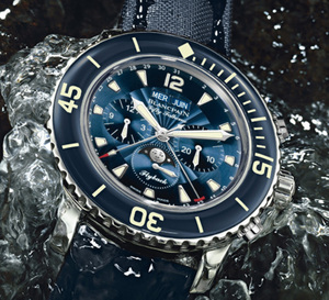 Blancpain, une nouvelle Fifty Fathoms : chronographe Flyback à quantième complet et phase de Lune