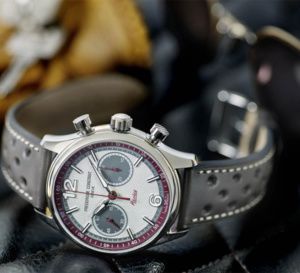 Frédérique Constant Vintage Rallye : nouvel hommage aux Healey avec un chrono bicompax