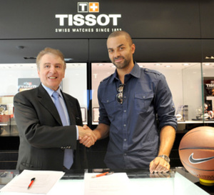 Tony Parker : nouvel ambassadeur mondial pour Tissot