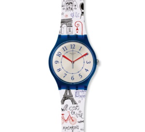 Bisous de Paris : une Swatch très parisienne pour le 14 juillet