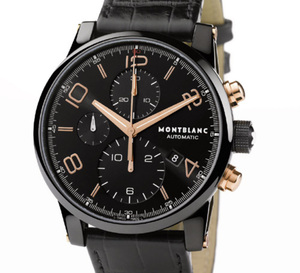 Montblanc TimeWalker Dual Carbon : la chaleur de l’or rouge sur le noir profond DLC