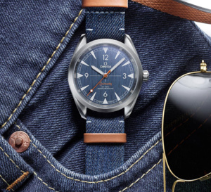 Omega Railmaster Co-Axial Master Chronometer 40 mm : modèle denim