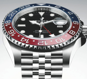 Rolex GMT Master II Pepsi Jubilé : l'inaccessible "couronne"