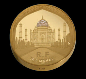 Taj Mahal Cartier-Monnaie de Paris : une pièce réalisée en or et diamants alliant deux savoir-faire d’exception