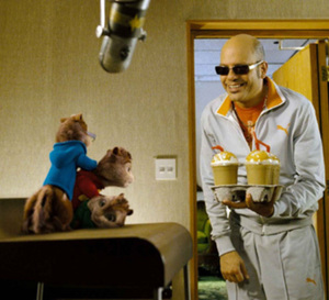 Alvin et les Chipmunks : David Cross porte une TAG Heuer Monaco