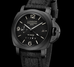 Officine Panerai Luminor 1950 10 Days GMT Ceramica : black beauty