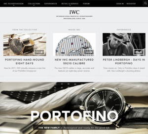 Un nouveau site web pour IWC