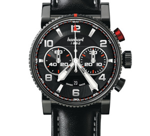 Hanhart Primus : Pilot, Racer et Diver, noir c’est noir