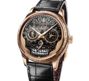 Chopard LUC Perpetual T Spirit of "La Santa Muerte" : pièce unique