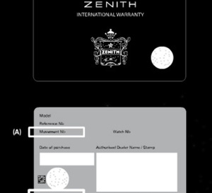 Code à bulles pour garantir l’authenticité des montres Zenith