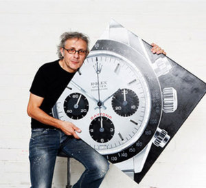 Didier Vallé, le peintre hyperréaliste de montres expose chez Mister-Chono
