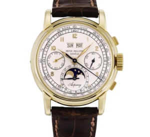 Sotheby's : près de quatre millions de dollars pour la Patek "Asprey"