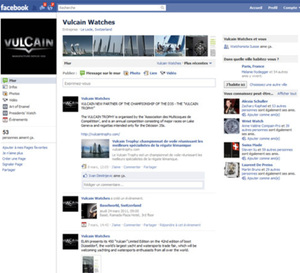 Vulcain fait son entrée sur Facebook
