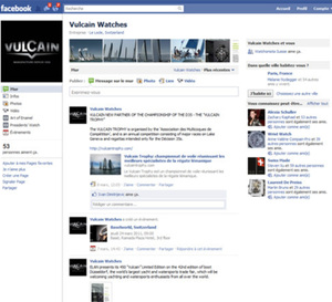 Vulcain fait son entrée sur Facebook