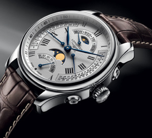 The Longines Master Collection Retrograde  Moon Phases : le soleil a rendez-vous avec la lune