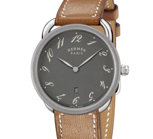 Hermès Arceau 78 : boitier acier avec calibre quartz