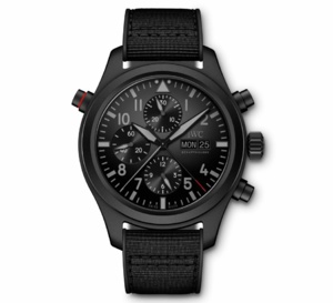 IWC Montre d'Aviateur Double Chronographe TOP GUN Ceratanium