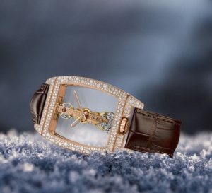 Corum Golden Bridge serti neige : quand Haute-Ho et Haute-Jo se rejoignent