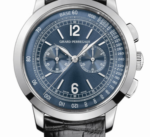Girard-Perregaux chronographe 1966 220ème anniversaire : l’heure bleue