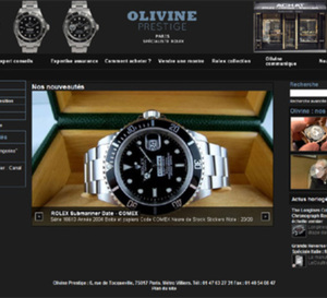 Olivine Prestige : nouveau site Internet pour ce spécialiste de la Rolex vintage