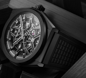 Zenith Defy Classic Black Ceramic : quasiment full black