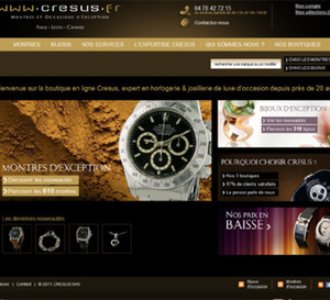 Cresus.fr : un nouveau site Internet pour ce leader de la vente en ligne de montres d’occasion