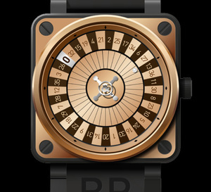Bell &amp; Ross BR01 Casino Pink Gold Only Watch 2011 : faites vos jeux, rien ne va plus !