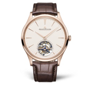 Jaeger-LeCoultre Master Ultra Thin Tourbillon or rose : haute horlo en toute discrètion