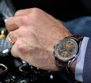 Breitling Bentley Centenary Limited Edition : beau cadran en loupe d'orme