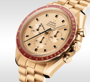 Omega Speedmaster en or Moonshine