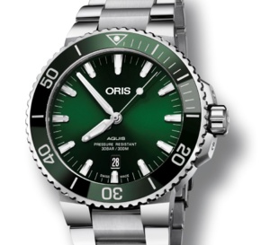 Oris Aquis Date "verte" : plongeuse efficace, contemporaine et abordable