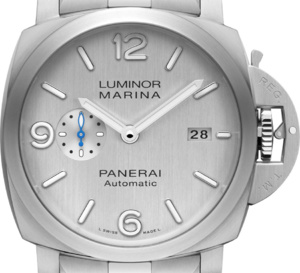 Officine Panerai Luminor Marina cadran argenté pour montre monochrome