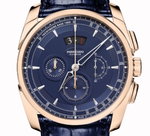 Parmigiani Fleurier Tonda Metrographe or rose et cadran bleu