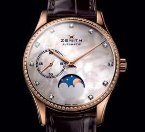 Zenith Ultrathin Lady Moonphase et Zenith El Primero 38mm lady : deux montres mécaniques dédiés à l’éternel féminin…