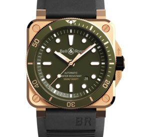 BR 03-92 Diver : boitier bronze et cadran vert à 999 exemplaires